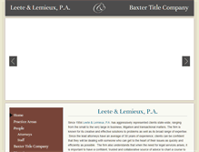 Tablet Screenshot of leetelemieux.com